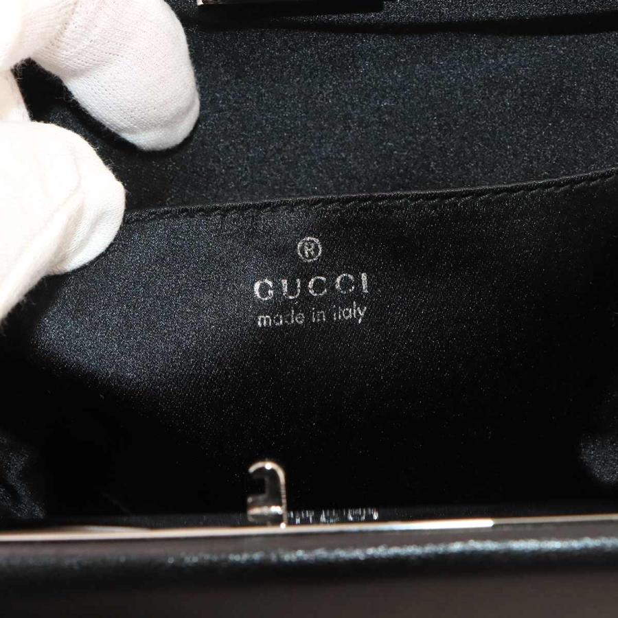 GUCCI（グッチ） 美品 ワンショルダー バッグ レザー ブラック 005 