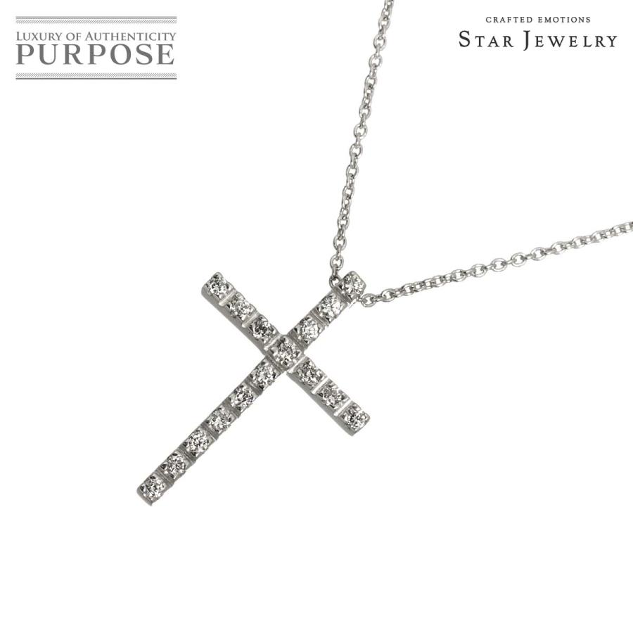 STAR JEWELRY（スタージュエリー） ダイヤ 0.16ct ネックレス 45cm K18