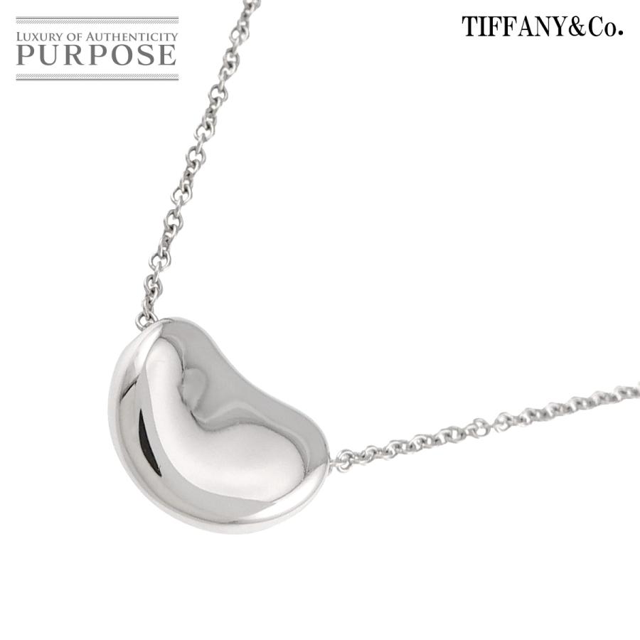 TIFFANY ティファニー ビーン ネックレス TIFFANY&Co.（ティファニー） ビーン ネックレス 40cm Pt プラチナ