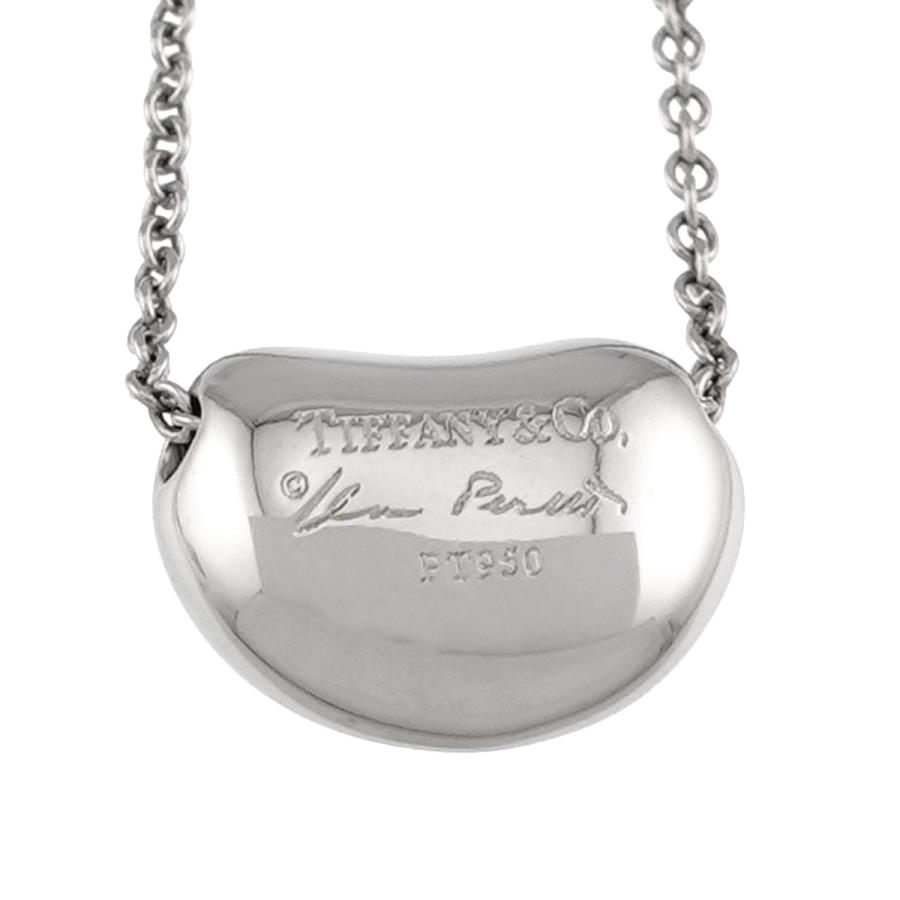TIFFANY&Co.（ティファニー） ビーン ネックレス 40cm Pt プラチナ