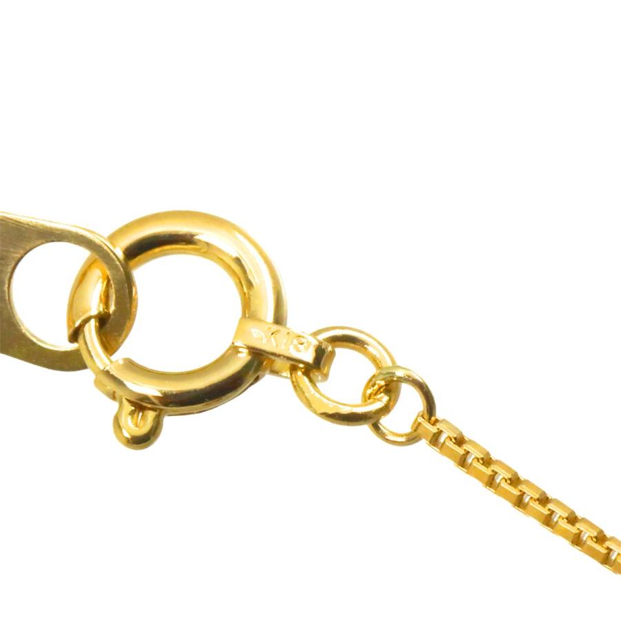 【美品】K18YG 750 ゴールド ネックレス イエローゴールド K18 YG ベネチアン ネックレス 40cm イエローゴールド 750 Necklace