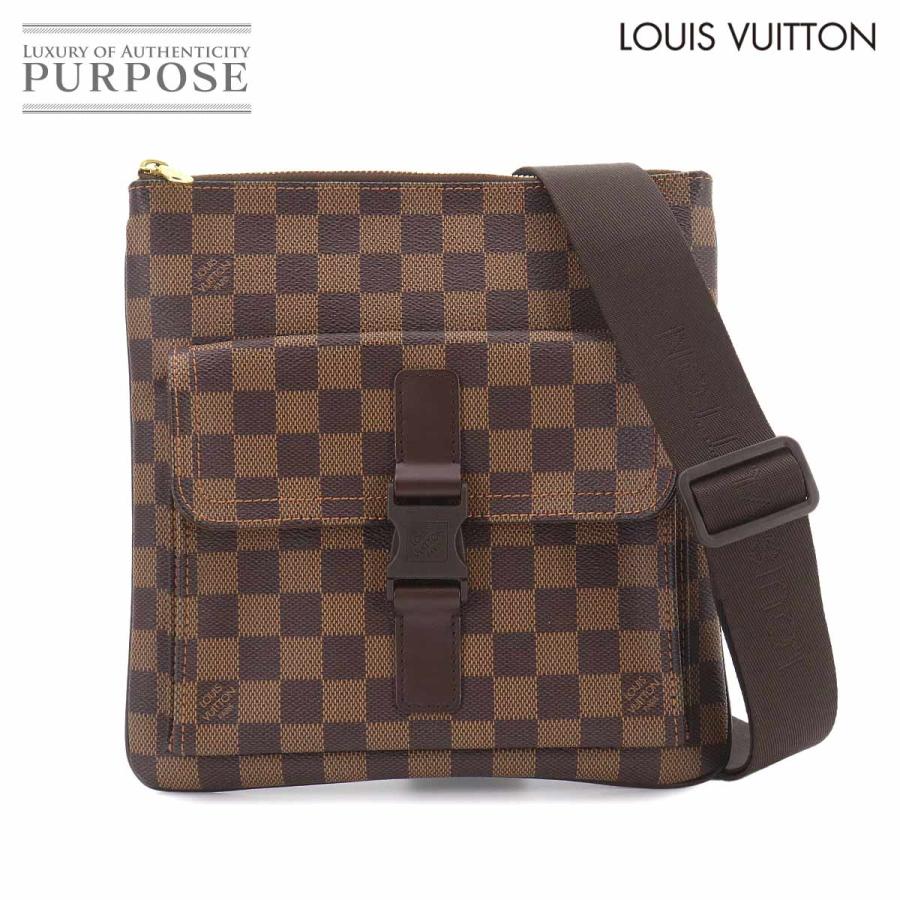 新品同様 ルイ ヴィトン LOUIS VUITTON ダミエ ポシェット メルヴィール ショルダー バッグ エベヌ N51127 Pochette Melville 90324240 LOUIS VUITTON（ルイ・ヴィトン） 新品同様 ルイ ヴィトン ダミエ