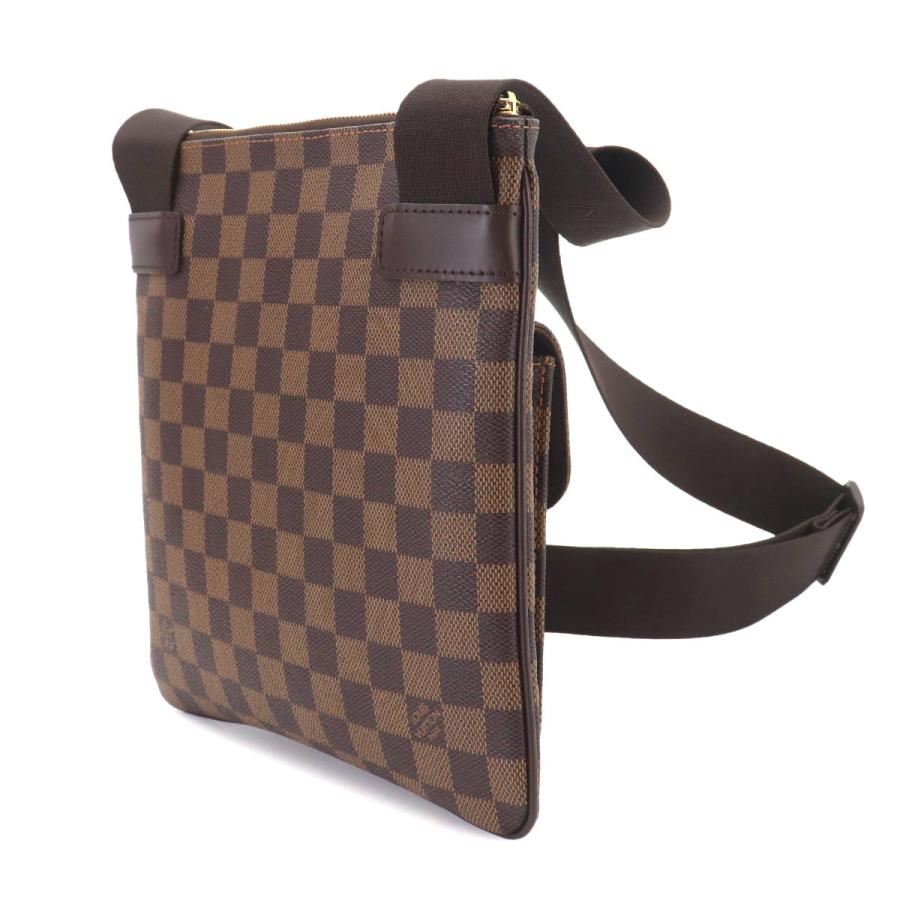 新品同様 ルイ ヴィトン LOUIS VUITTON ダミエ ポシェット メルヴィール ショルダー バッグ エベヌ N51127 Pochette Melville 90324240 LOUIS VUITTON（ルイ・ヴィトン） 新品同様 ルイ ヴィトン ダミエ