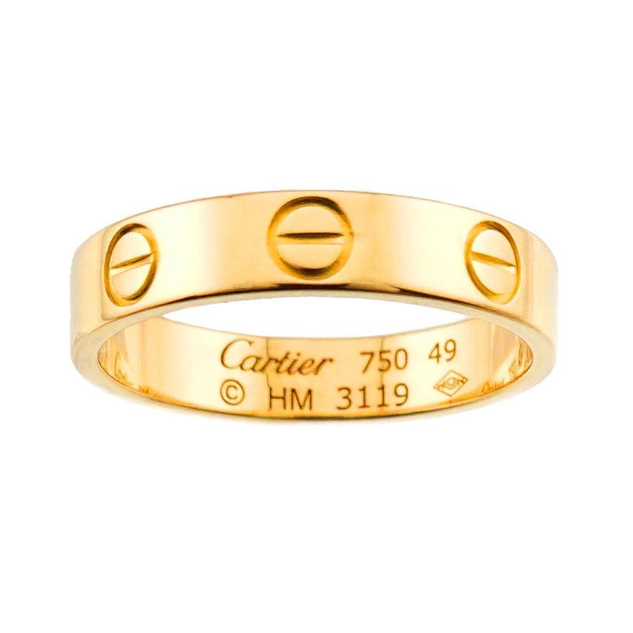 Cartier（カルティエ） ミニラブ #49 リング K18 YG イエローゴールド