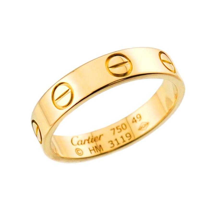 Cartier（カルティエ） ミニラブ #49 リング K18 YG イエローゴールド
