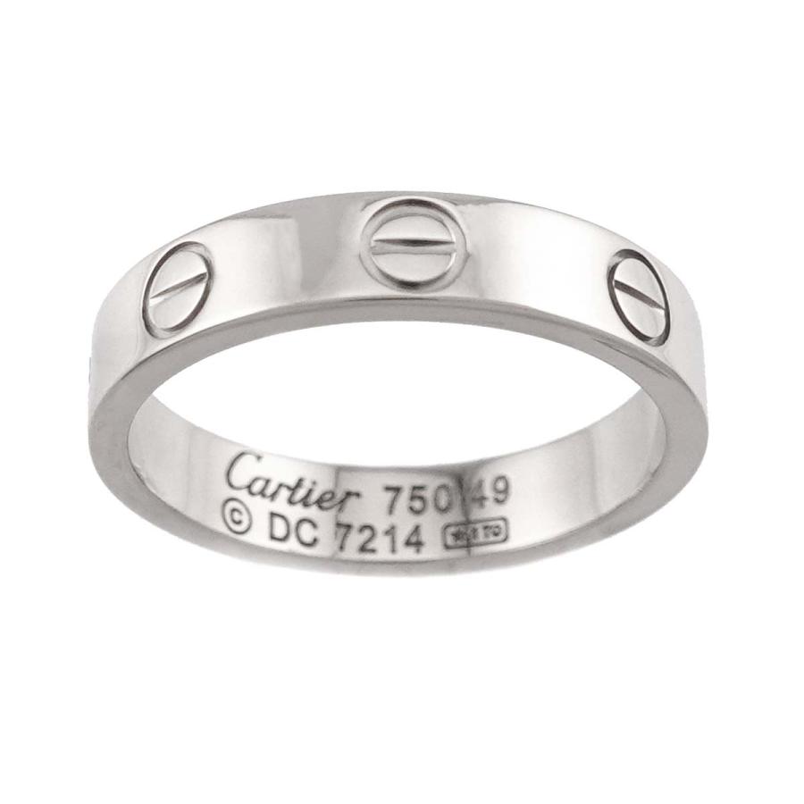 Cartier（カルティエ） ミニラブ #49 リング K18 WG ホワイトゴールド 