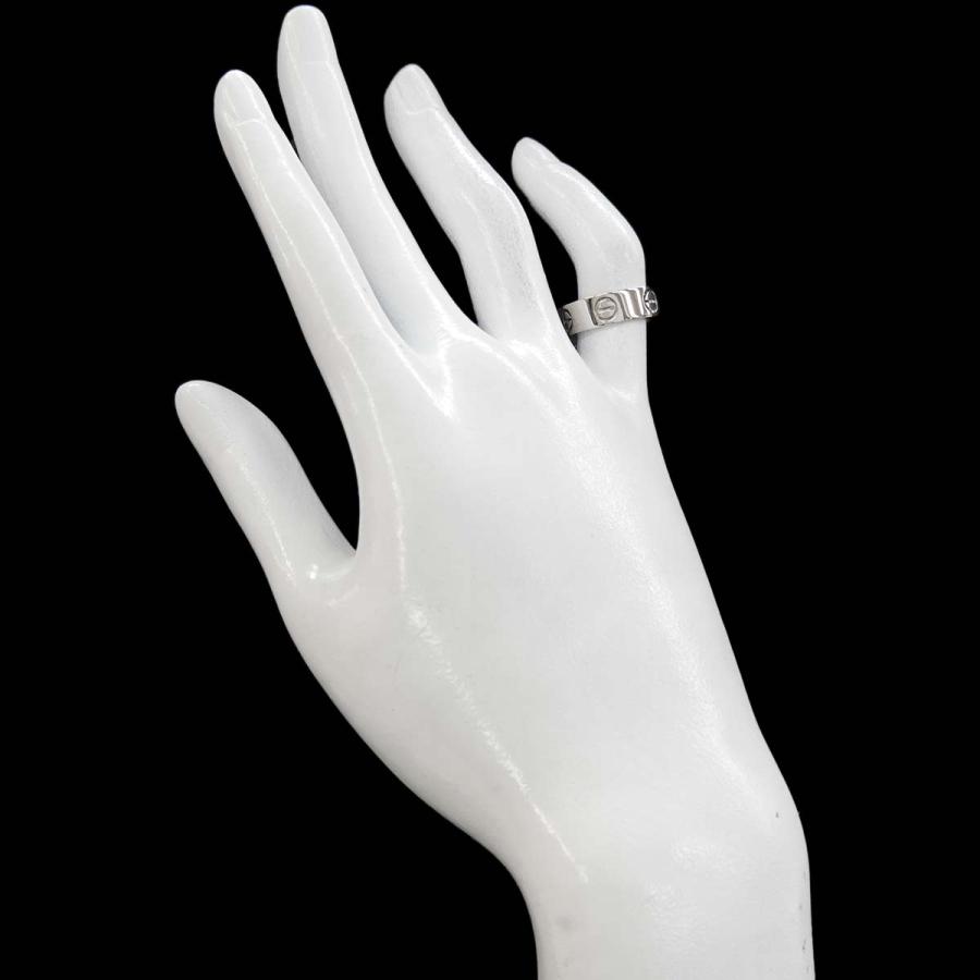 Cartier ラブリング ホワイトゴールド K18WG 箱保証書付き 正規品 Cartier（カルティエ） ラブ #47 リング K18 WG ホワイトゴールド 750