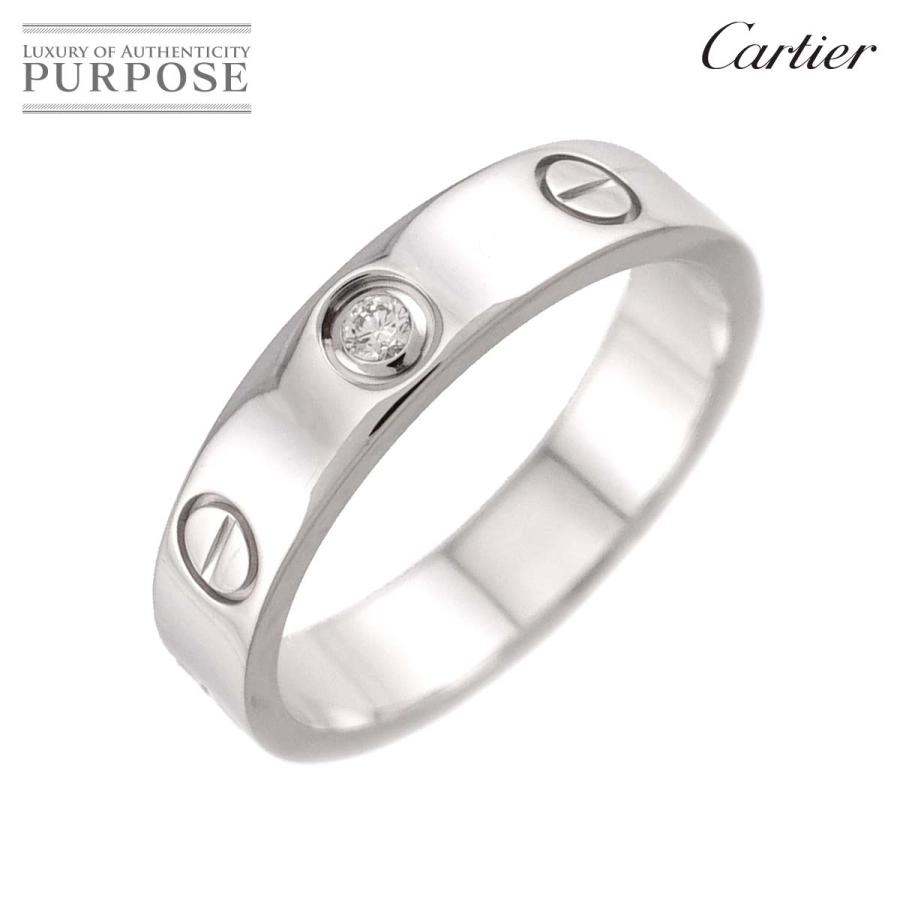 Cartier（カルティエ） ミニラブ #51 リング ダイヤ K18 WG ホワイト 