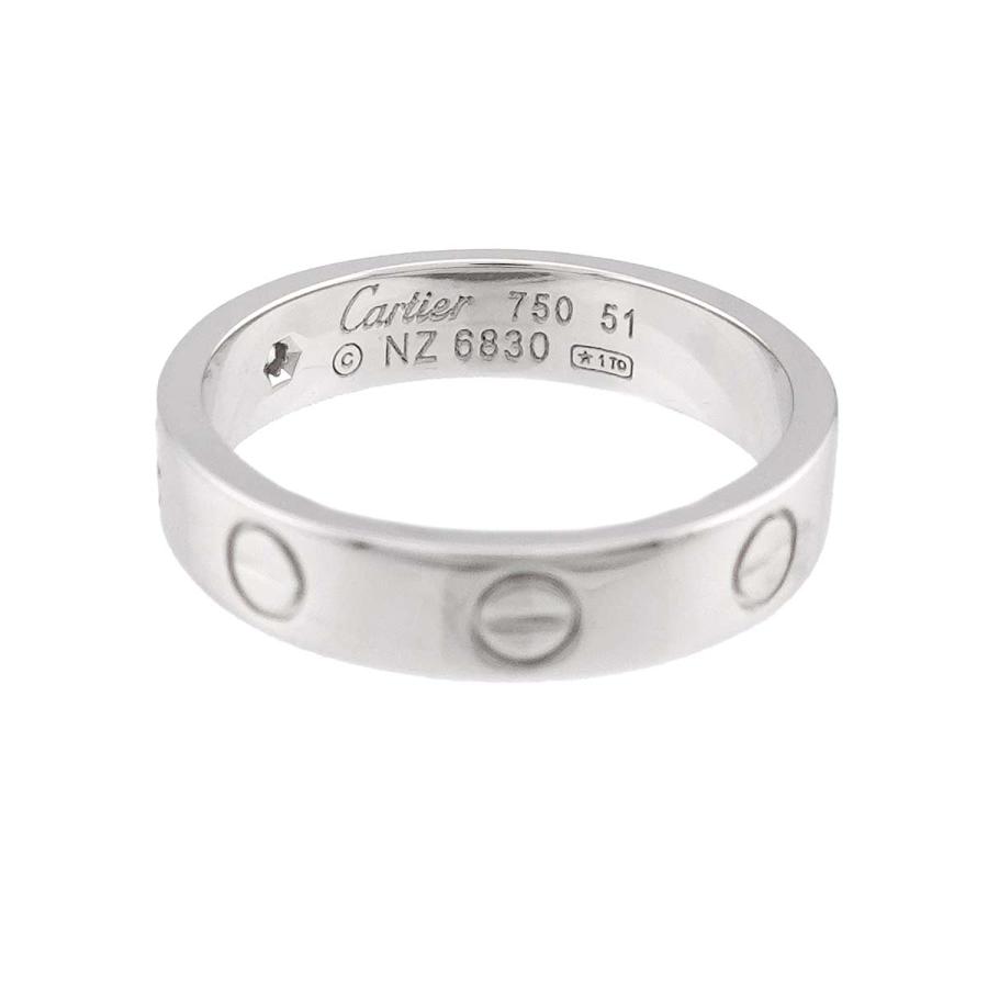 Cartier（カルティエ） ミニラブ #51 リング ダイヤ K18 WG ホワイト