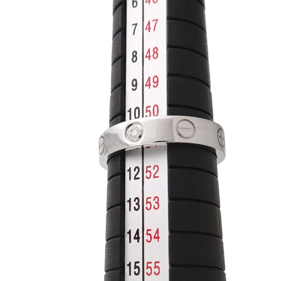 Cartier（カルティエ） ミニラブ #51 リング ダイヤ K18 WG ホワイト 