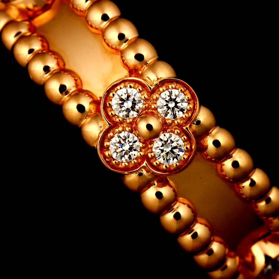 ヴァンクリーフ & アーペル Van Cleef Arpels ペルレ MM #56 リング 