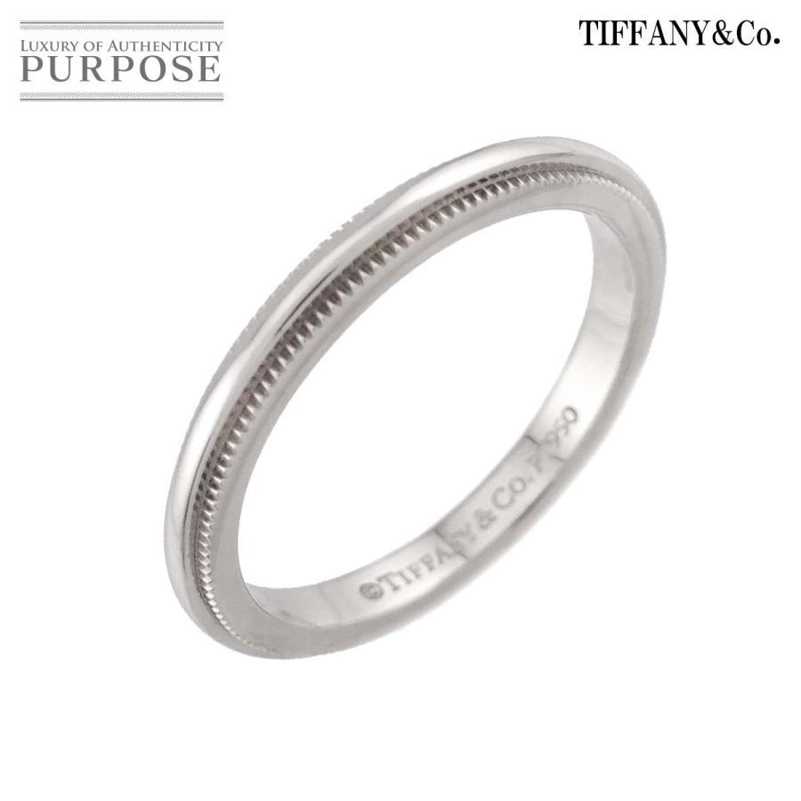 TIFFANY&Co.（ティファニー） ミルグレイン 6.5号 リング 幅2mm Pt 
