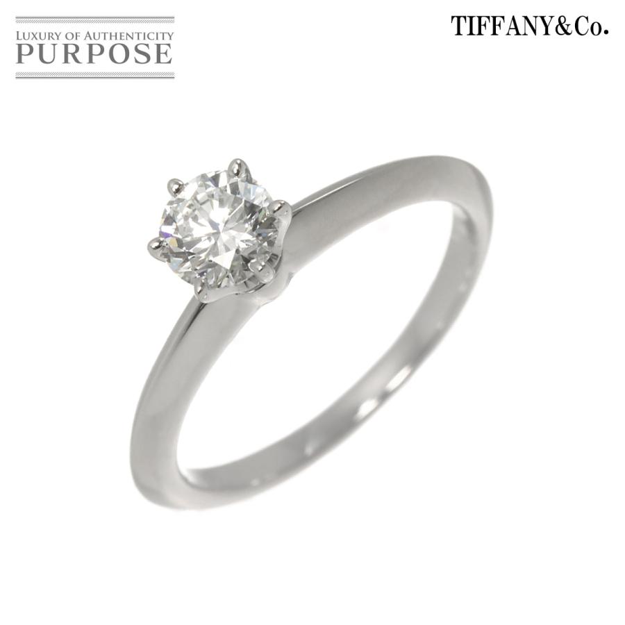 TIFFANY&Co.（ティファニー） ソリティア 9号 リング ダイヤ 0.44ct Pt 