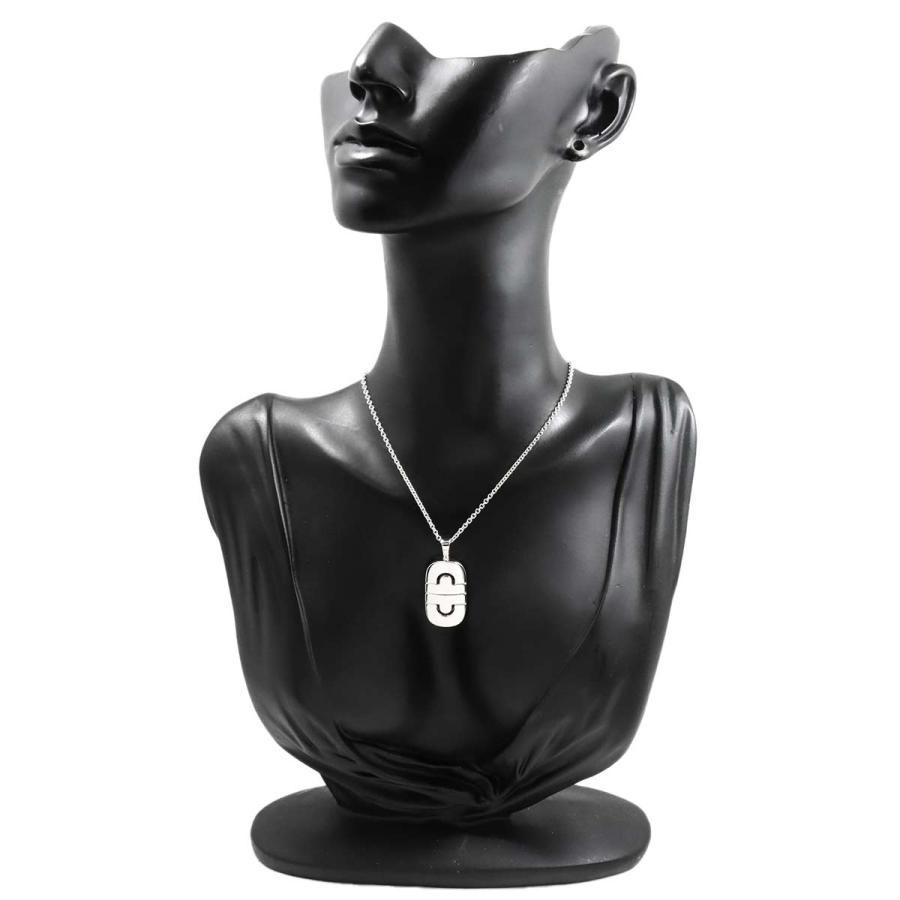 BVLGARI（ブルガリ） パレンテシ ネックレス 45cm K18 WG ホワイト