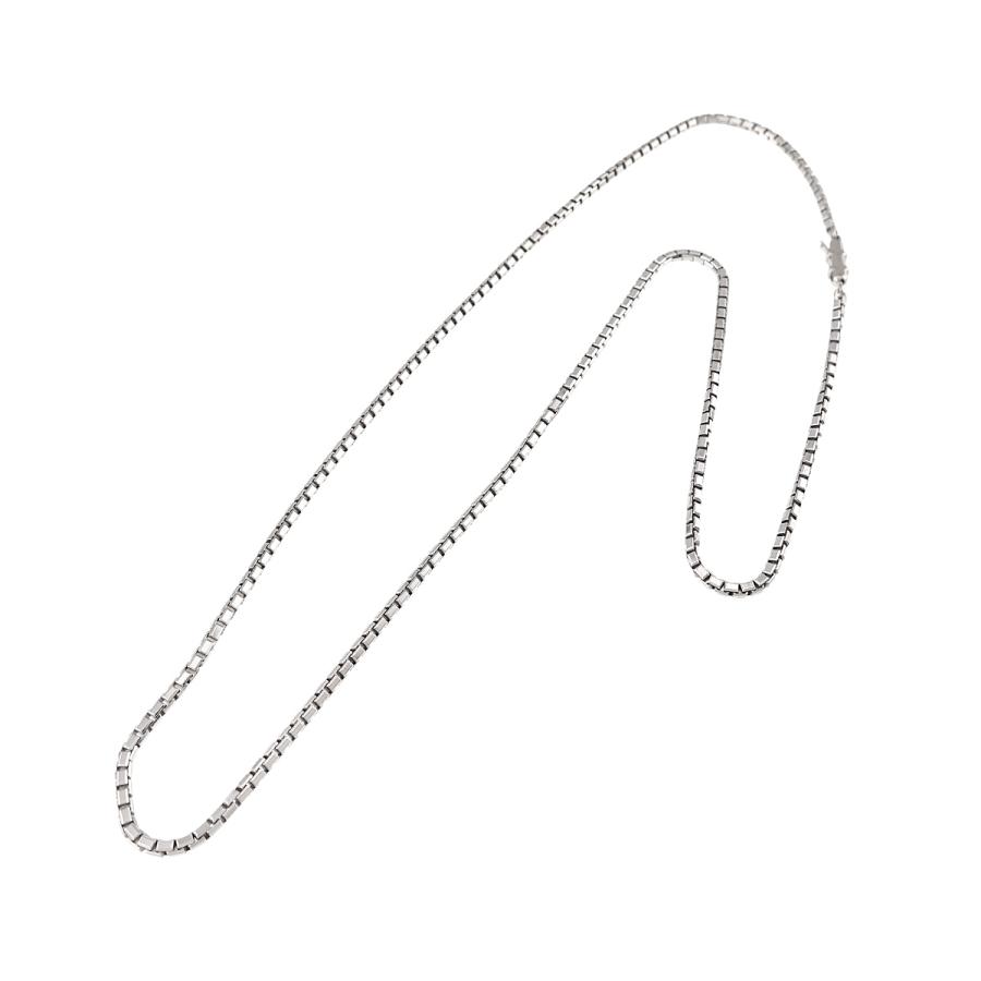 Cartier（カルティエ） チェーン ネックレス 54cm K18 WG ホワイト