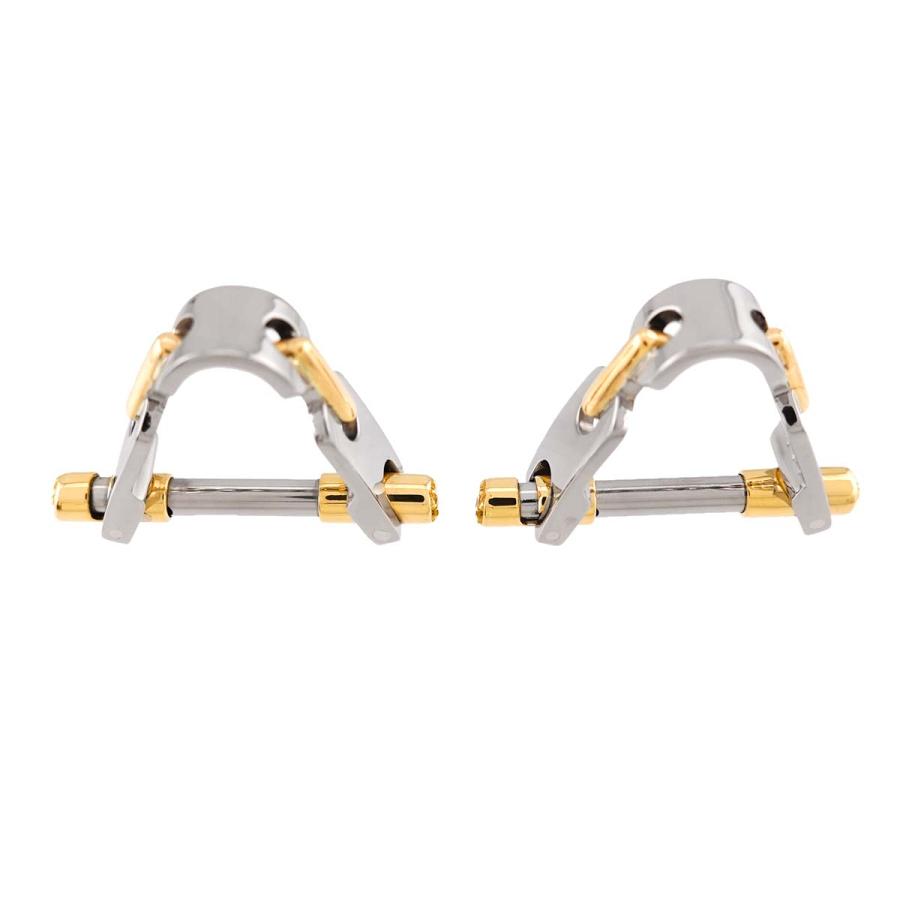 カルティエ Cartier カフス Steel 18K YG スティール イエローゴールド 750 90324457 Cartier（カルティエ） カフス Steel 18K YG スティール イエロー