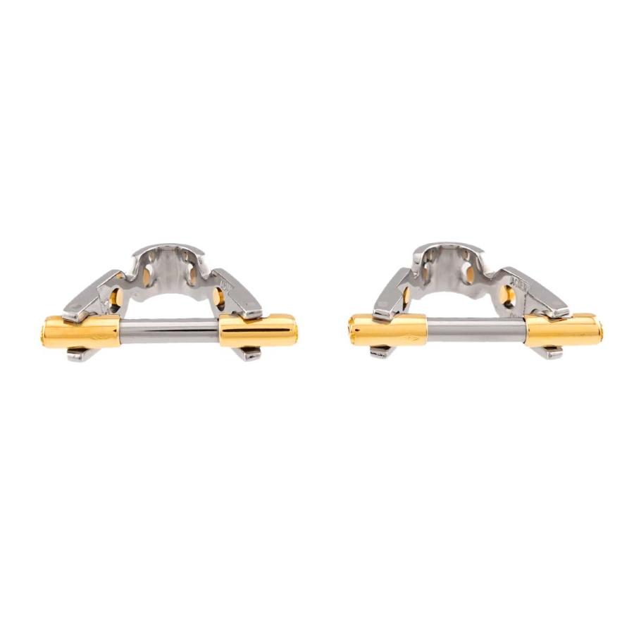 Cartier（カルティエ） カフス Steel 18K YG スティール イエロー