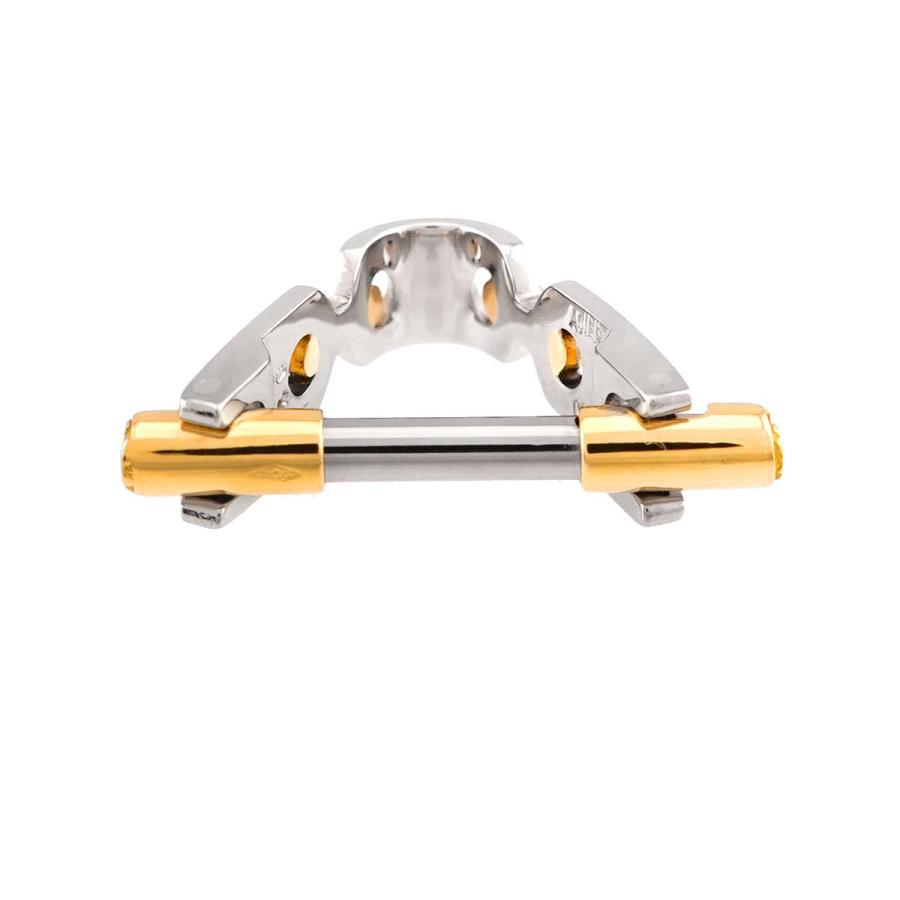 Cartier（カルティエ） カフス Steel 18K YG スティール イエロー