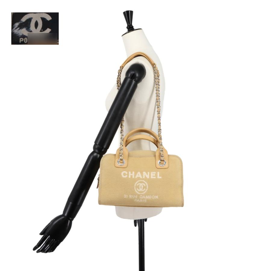 CHANEL（シャネル） 美品 ドーヴィル ボーリング 2way ハンド チェーン