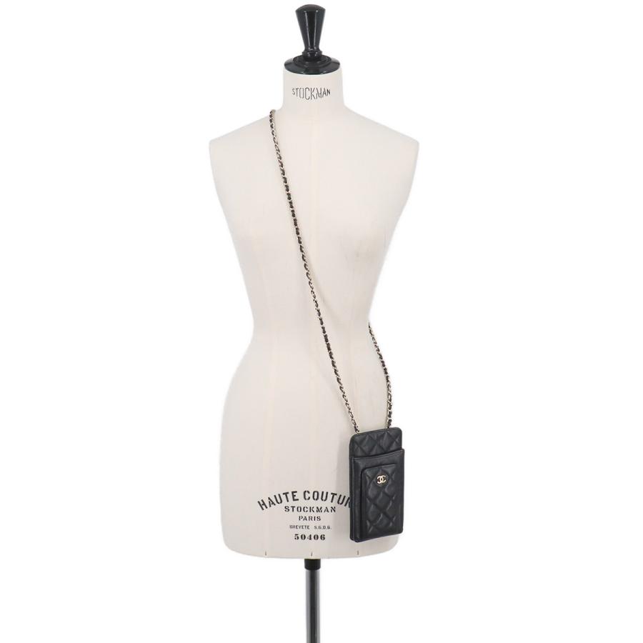 CHANEL（シャネル） 美品 マトラッセ クラシック フォン ホルダー