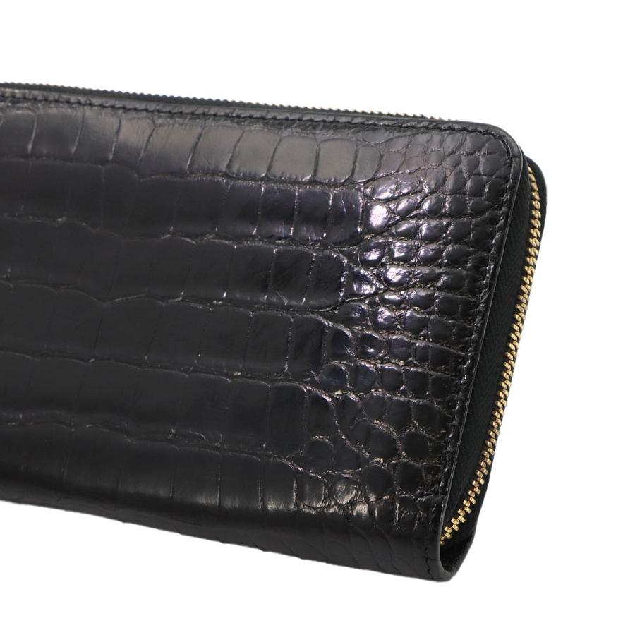 極美品/LOUIS VUITTON ジッピー・ウォレット ブラック LOUIS VUITTON（ルイ・ヴィトン） 美品 ルイ ヴィトン クロコダイル