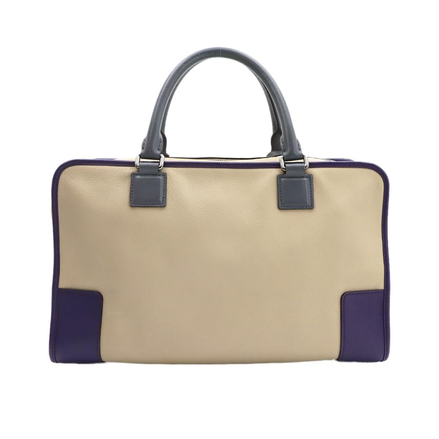 LOEWE（ロエベ） 新品同様 アマソナ 36 ハンド バッグ レザー ベージュ 