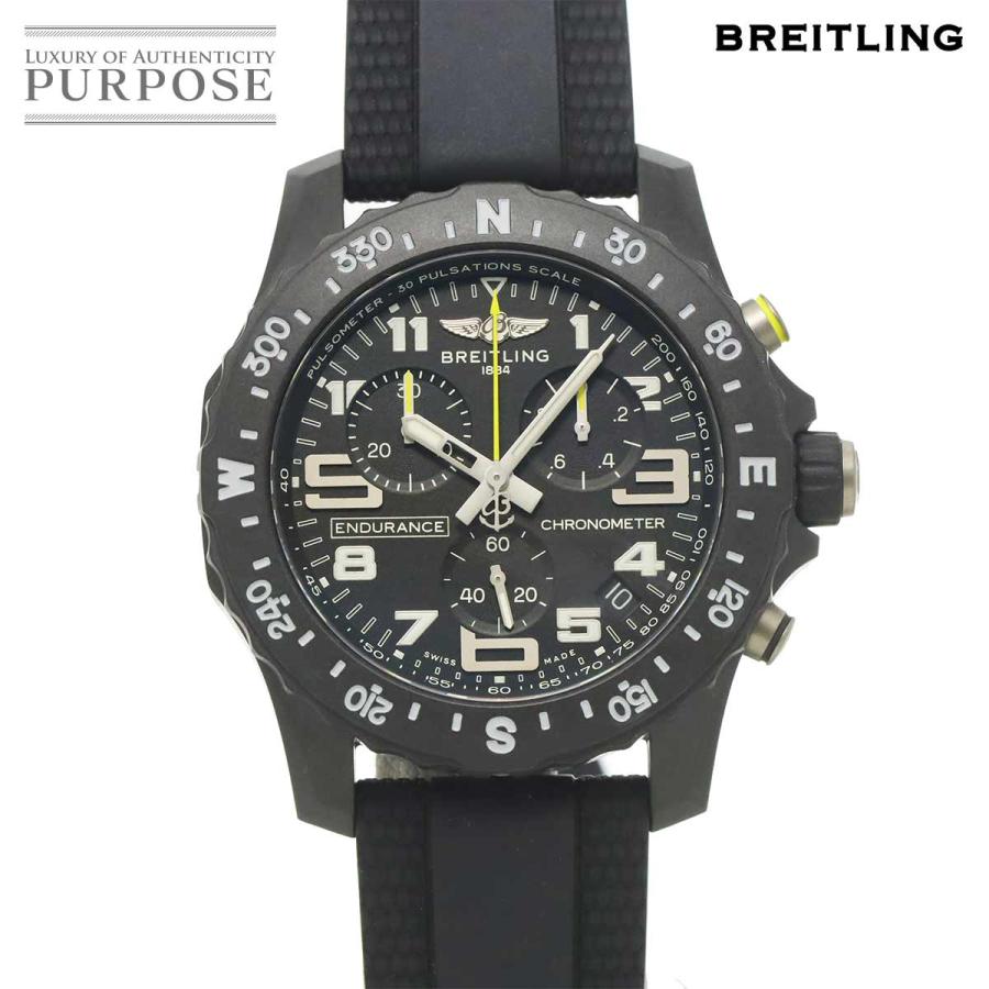 ブライトリング BREITLING エンデュランス プロ X82310 クロノグラフ メンズ 腕時計 デイト ブラック クォーツ Endurance Pro 90324870 ブライトリング（BREITLING） エンデュランス プロ X82310 クロノ