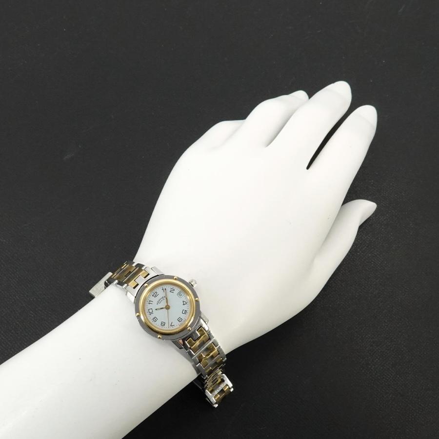HERMES（エルメス） クリッパー コンビ CL4 220 レディース 腕時計