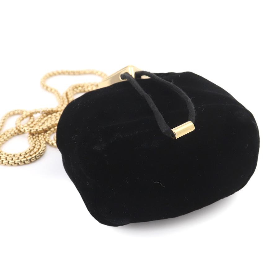 PRADA（プラダ） 新品同様 巾着 ミニ チェーン ショルダー バッグ
