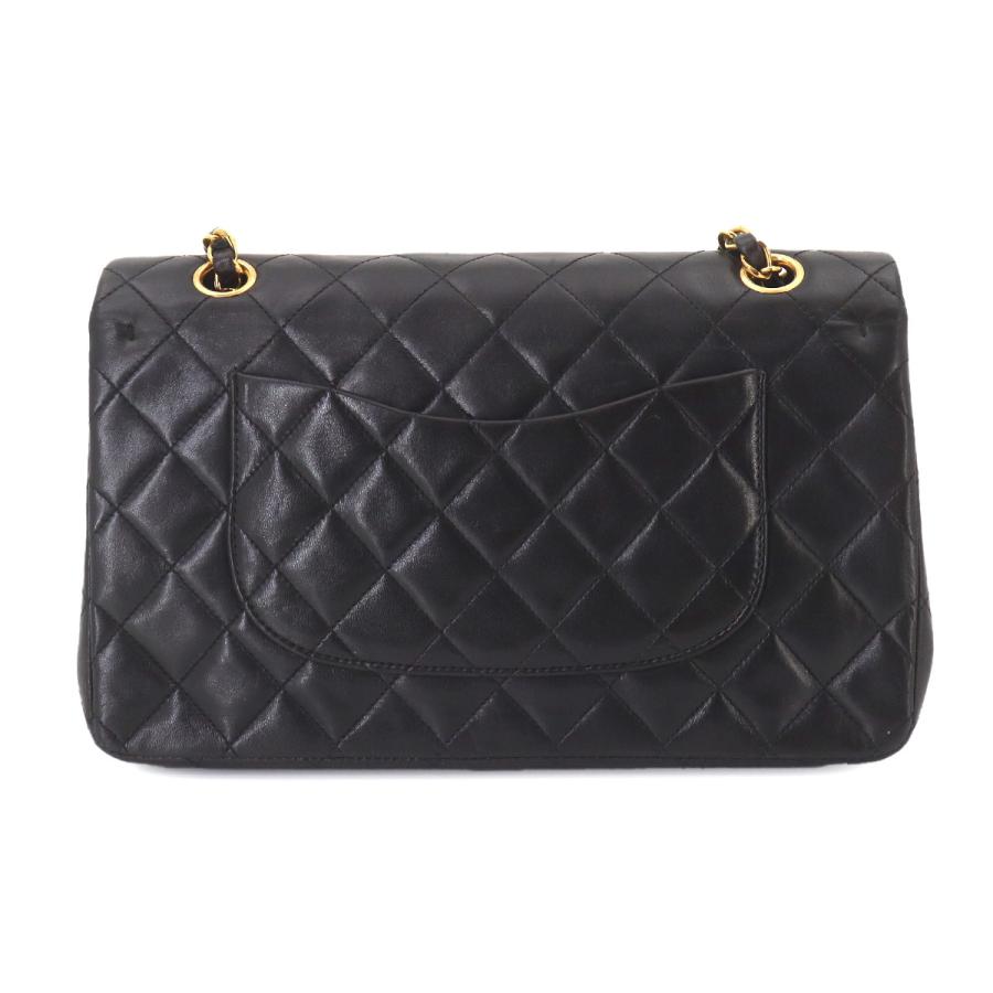 正規品 CHANEL マトラッセ25 ラムスキン レザー Wチェーン CHANEL（シャネル） 美品 マトラッセ 25 チェーン ショルダー バッグ