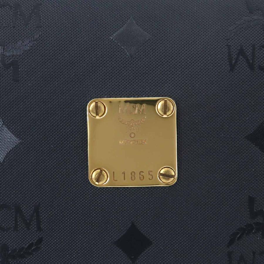 美品 エムシーエム MCM ヴィセトス ロゴグラム 2way ミニ ボストン
