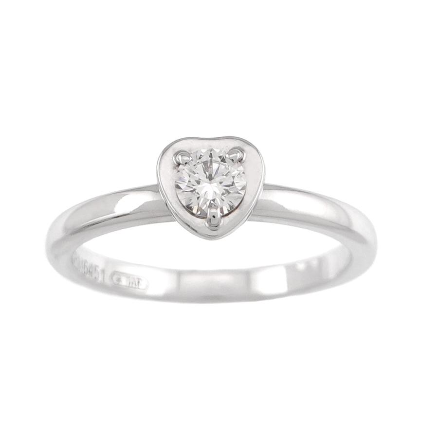 Cartier（カルティエ） ダムール ハート #47 リング ダイヤ K18 WG