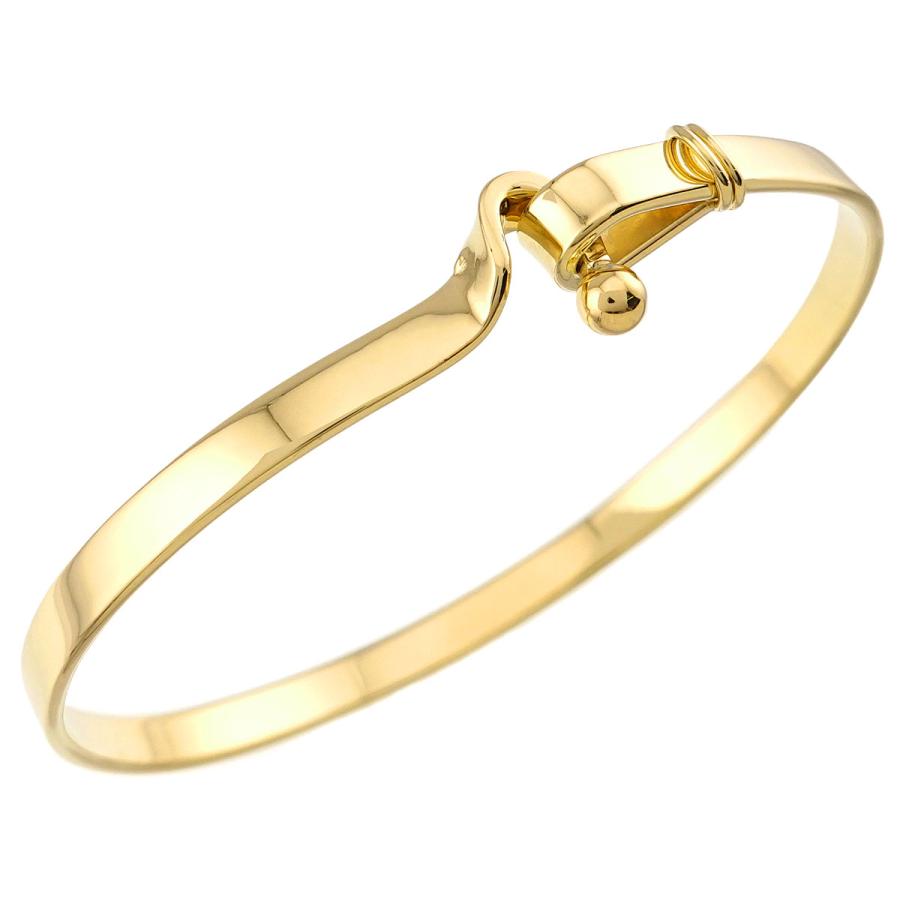 TIFFANY&Co.（ティファニー） フック&アイ バングル 17cm K18 YG