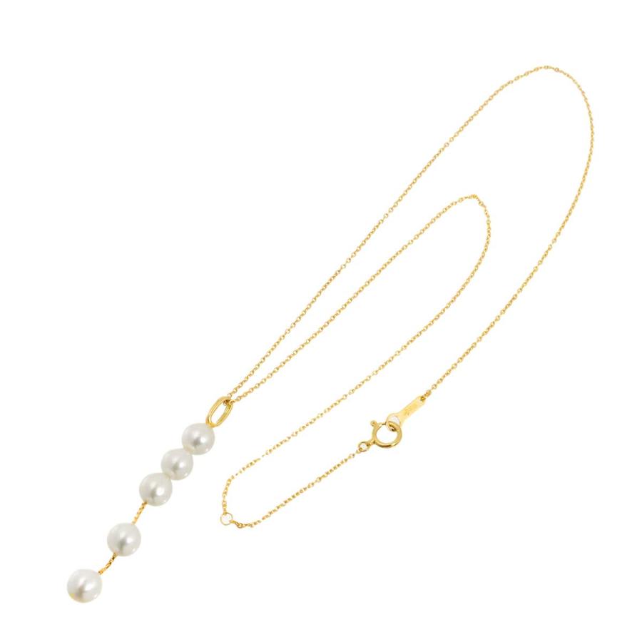 TASAKI（タサキ） アコヤ真珠 6.2mm ネックレス 42cm K18 YG イエロー 