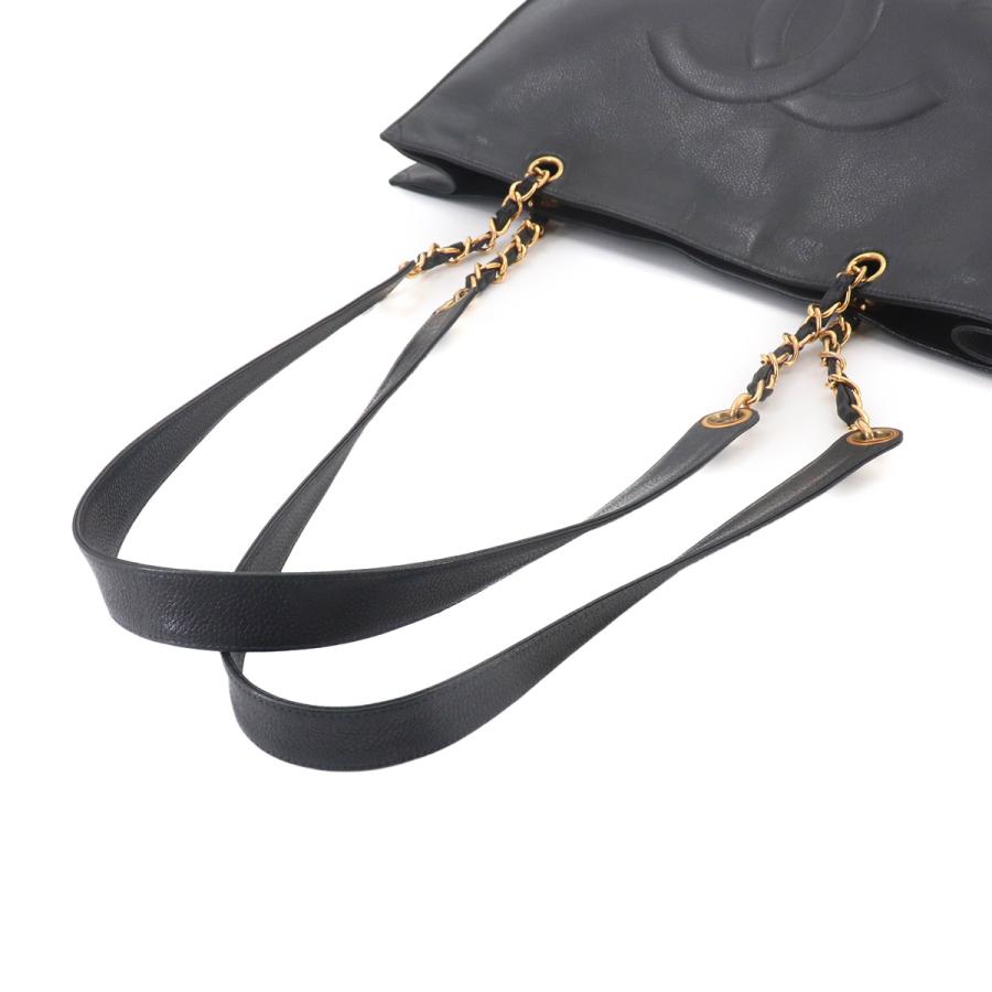 CHANEL（シャネル） 美品 デカココ トート バッグ キャビアスキン