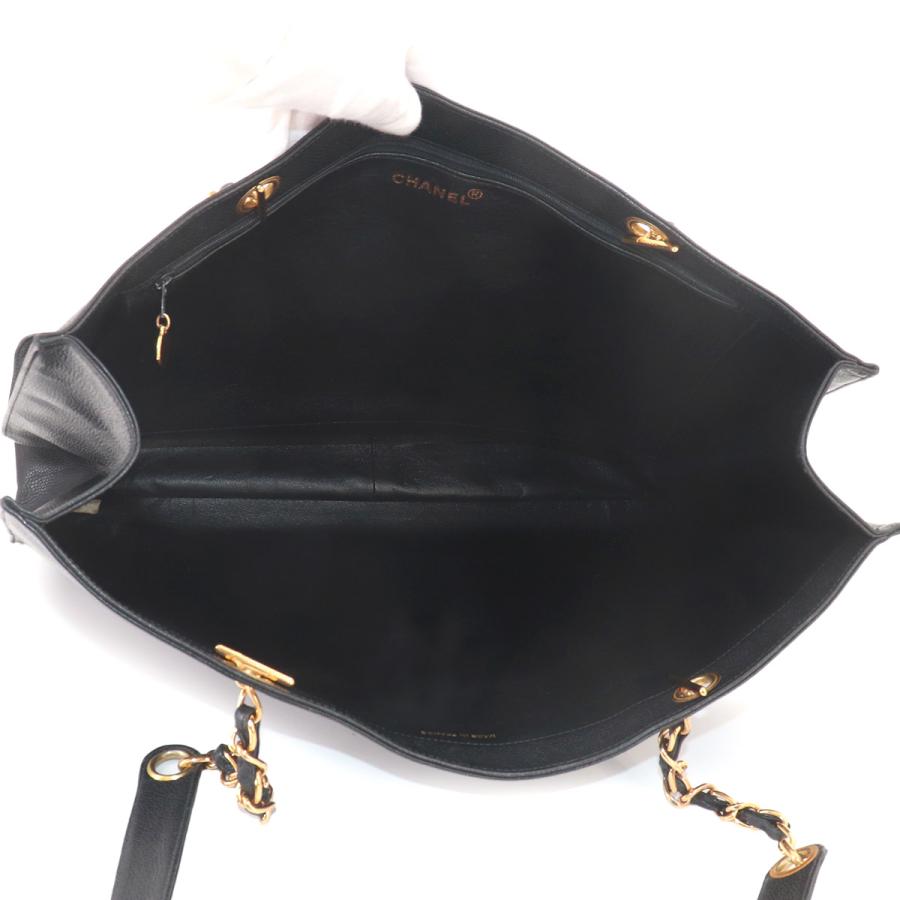 CHANEL（シャネル） 美品 デカココ トート バッグ キャビアスキン