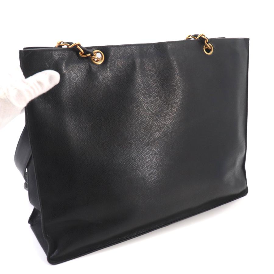 CHANEL（シャネル） 美品 デカココ トート バッグ キャビアスキン