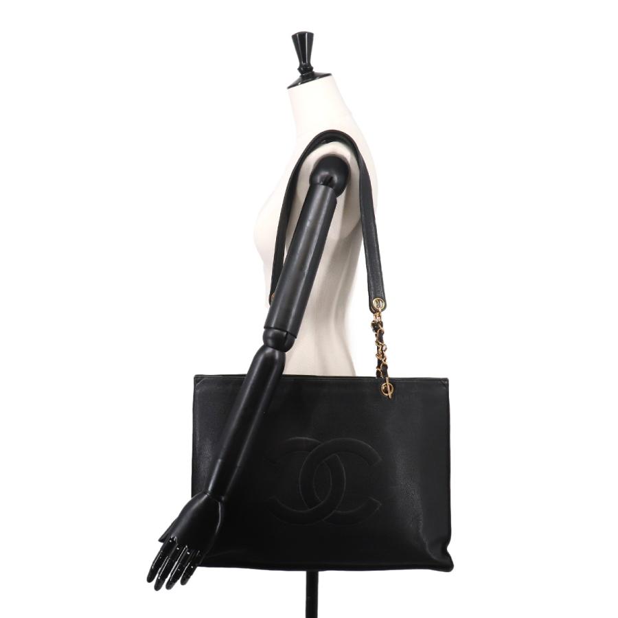 シャネル CHANEL トートバッグ ショルダーバッグ デカココ キャビアスキン CHANEL（シャネル） 美品 デカココ トート バッグ キャビアスキン