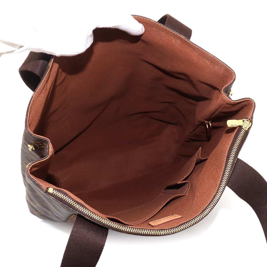 美品 ルイ ヴィトン LOUIS VUITTON モノグラム カバ ボブール トート バッグ ブラウン M53013 ゴールド 金具 Cabas Beaubourg 90325453 LOUIS VUITTON（ルイ・ヴィトン） 美品 ルイ ヴィトン モノグラム カバ