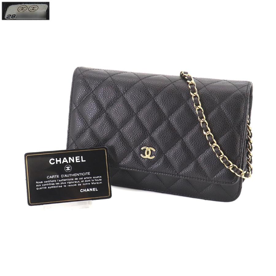 CHANEL（シャネル） 美品 マトラッセ クラシック チェーン ウォレット 