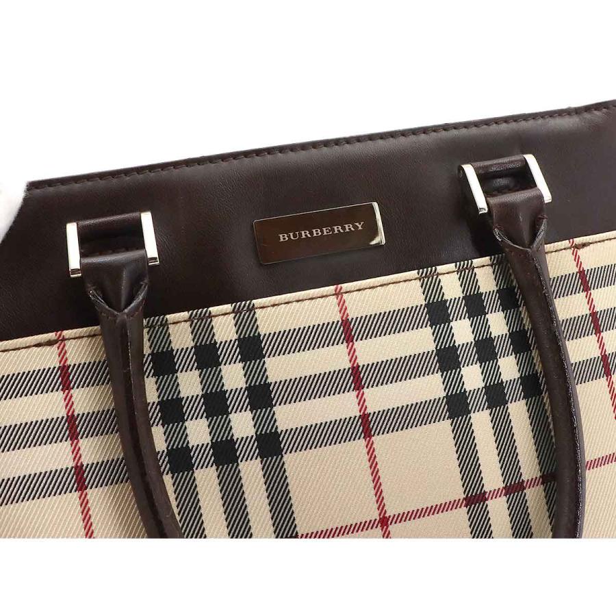 BURBERRY（バーバリー） 美品 ノバチェック ハンド バッグ キャンバス
