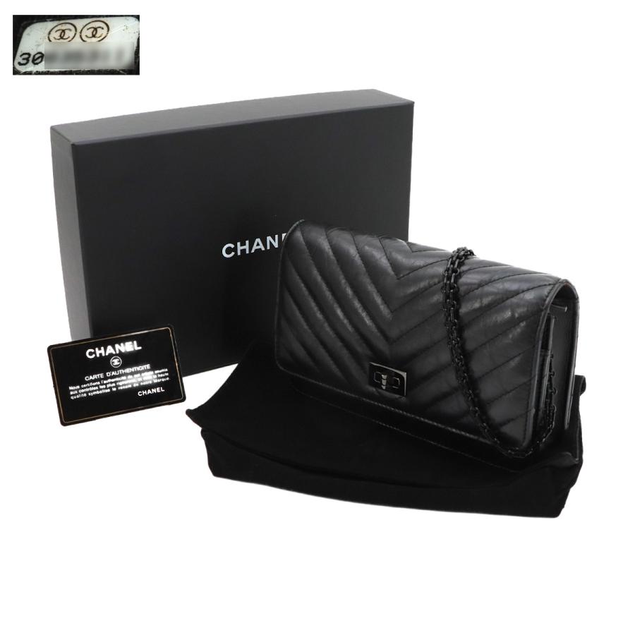 CHANEL（シャネル） 新品同様 CHANEL 2.55 チェーン ウォレット 長財布 