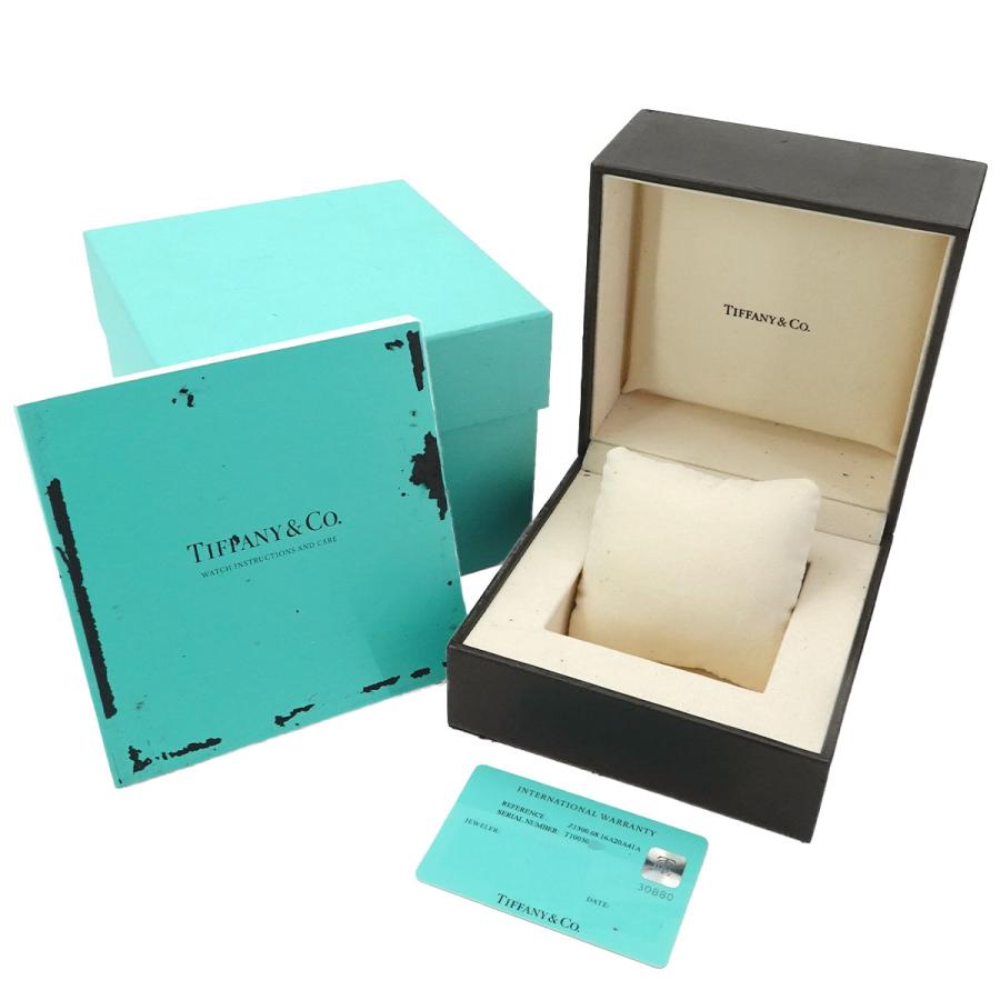ティファニー TIFFANY&Co. アトラス コンビ Z1300 68 16A20A41A レディース 腕時計 ハート デイト YG オートマ 自動巻き Atlas 90325673の画像