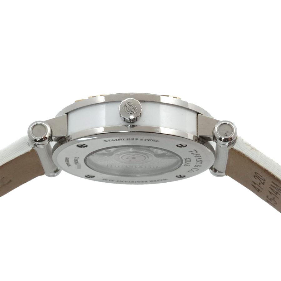 ティファニー TIFFANY&Co. アトラス コンビ Z1300 68 16A20A41A レディース 腕時計 ハート デイト YG オートマ 自動巻き Atlas 90325673の画像