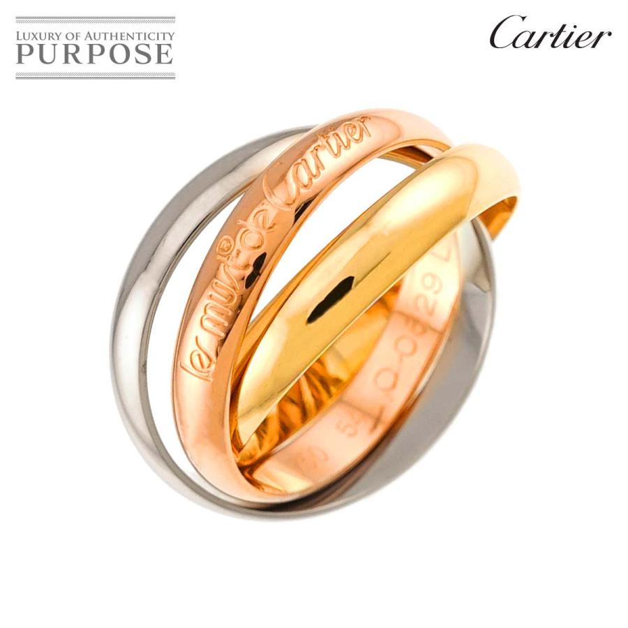Cartier（カルティエ） トリニティ MM #54 リング K18 YG WG PG 3連