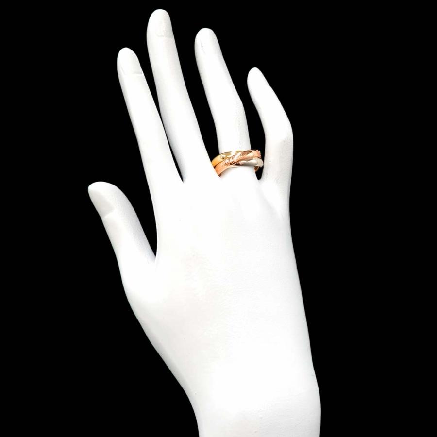 Cartier（カルティエ） トリニティ MM #54 リング K18 YG WG PG 3連 