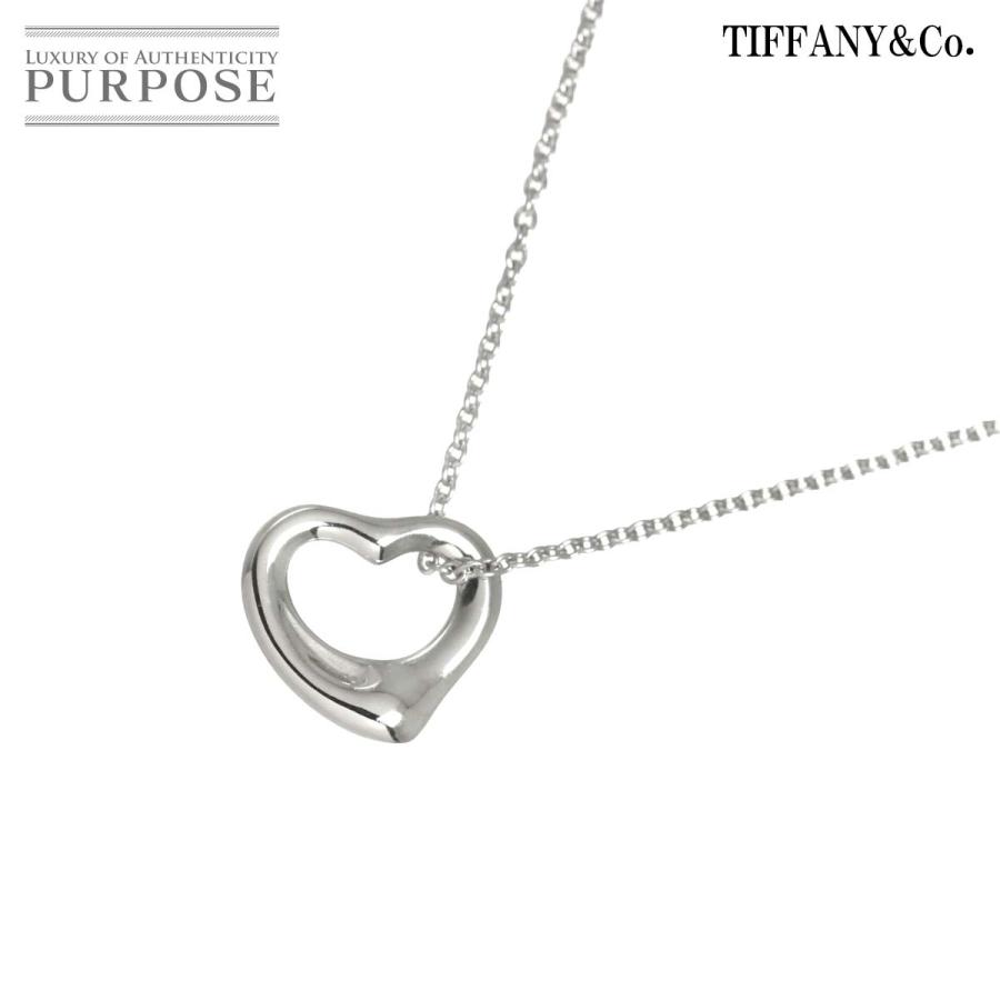 TIFFANY&Co.（ティファニー） オープンハート 幅11mm ネックレス 40.5 