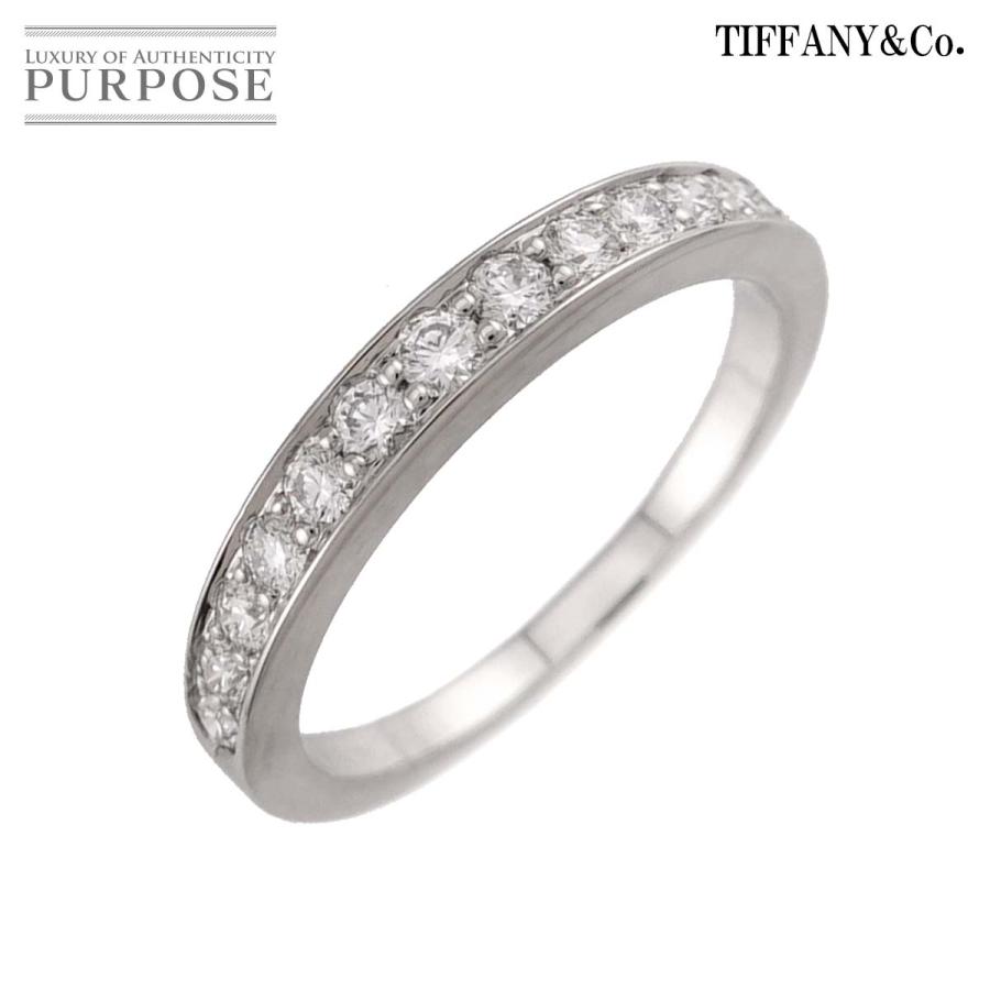 TIFFANY&Co.（ティファニー） ハーフサークル 8号 リング ダイヤ Pt 