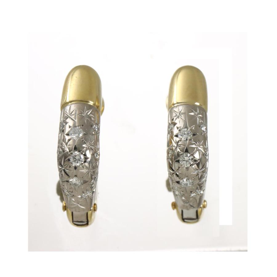 TASAKI（タサキ） ダイヤ 0.11ct/0.11ct イヤリング K18 WG YG