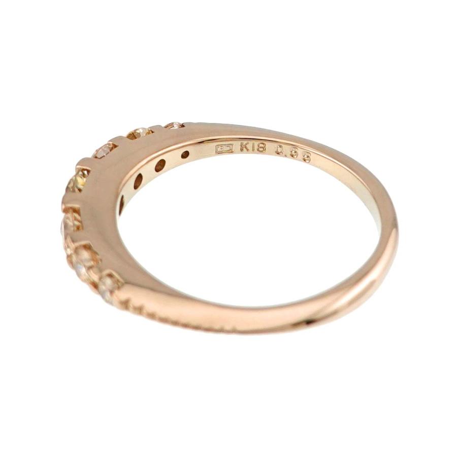 カシケイ KASHIKEY ネイキッド 9号 リング ブラウン ダイヤ 0.55ct K18